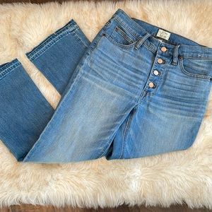 J.Crew Billie Demi Boot Crop Denim